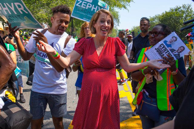 Teachout at the 2018 West Indian Day Parade
